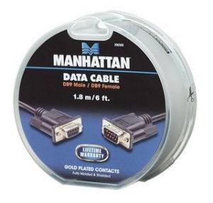 Manhattan Cable Serial DB9 - DB9, 1.8 Metros