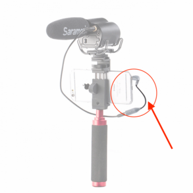 TRS To TRRS Microphone Adapter- DSLR To Smartphone Converter (BOYA, CIP2)