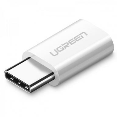 USB 3.1 Type-C to Micro USB Adapter ABS case White Copy