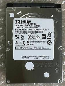 1 TB Toshiba Laptop HDD
