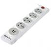 SZN507 Four Socket With USB And Child Protection White PowerStrip