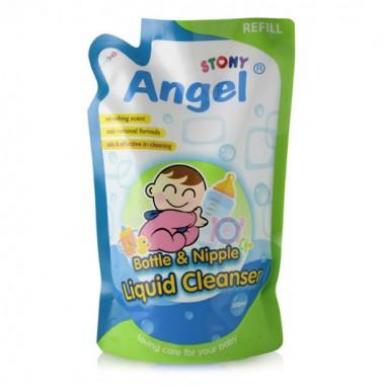 Angel Stony Bottle & Nipple Liquid Cleanser Refill Pack
