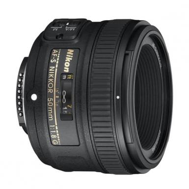 Nikon 50mm f/1.8G AF-S Nikkor FX Fixed Focus Prime Lens
