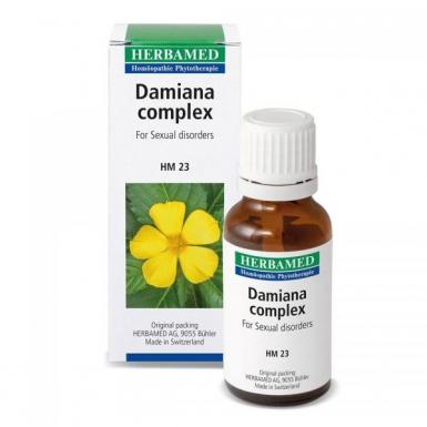 Damiana Complex drops for male impotency and poor erection.