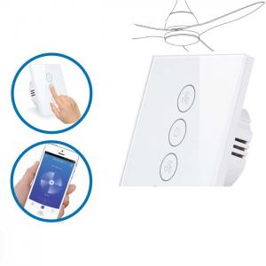WiFi Smart Touch Switch and Dimmer for Ceiling Fan Control and Automation