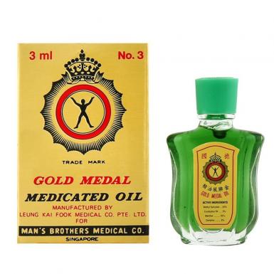 GOLD MEDAL MEDICATED OIL - Pain relief with refreshing aroma.