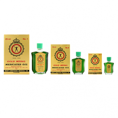 GOLD MEDAL MEDICATED OIL - Pain relief with refreshing aroma.