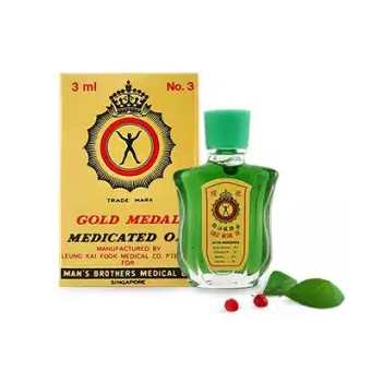 GOLD MEDAL MEDICATED OIL - Pain relief with refreshing aroma.