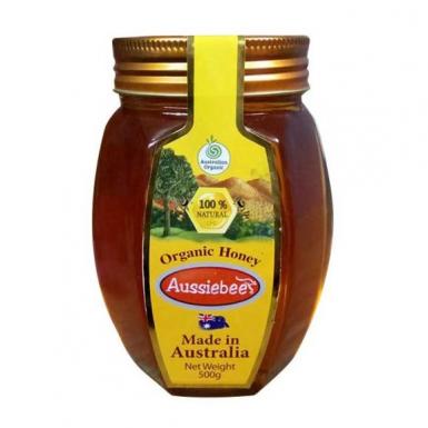 Aussiebee Organic Honey 500gm (Australia)