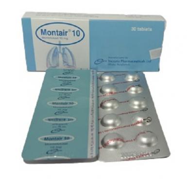 Montair 10 30 Tablets হাঁপানির দীর্ঘস্থায়ী চিকিৎসা, অ্যালার্জিক রাইনাইটিস