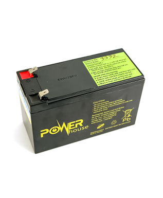 Power House 12V 7.0 Amp DC Current UPS Battery
