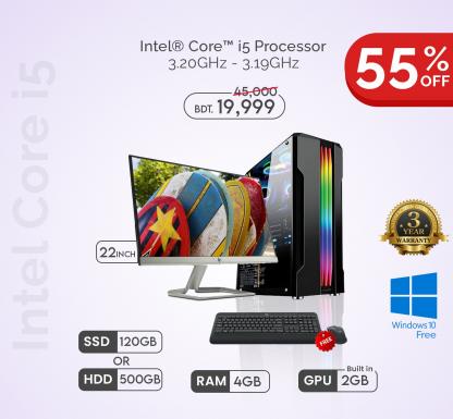 Intel Core i5, 3.20 - 3.19 GHz - 55% OFF