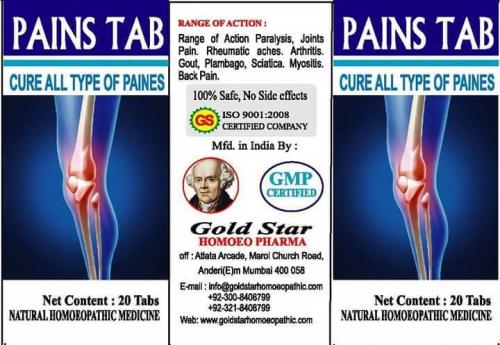 Gold Star PAINS TAB 20 Tabs - সব ধরণের ব্যথা নিরাময়ে সহায়ক