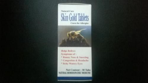 Gold Star Skin Gold Tablets 30 Tabs - নাকের এলার্জি ও চোখ চুলকানি নিরাময়ে সহায়ক