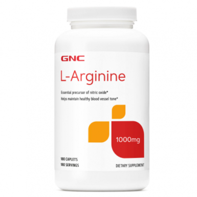GNC L-Arginine Caplets 1000mg