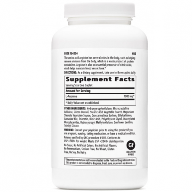 GNC L-Arginine Caplets 1000mg