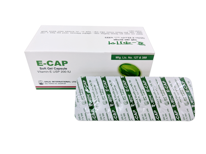 E-Cap Capsule 200 IU 10Pcs Price in Bangladesh | Komdaame