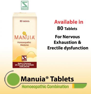 Manuia® 80 Tablets - For nervous Exhaustion and Erectile dysfunction - Made in Germany