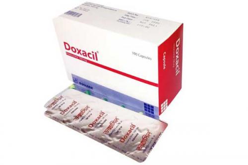 Doxacil 100 mg capsule - Square Pharma - বমি ও ডায়রিয়া একসাথে হলে