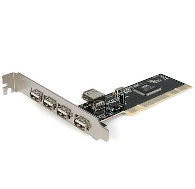 5 Port PCI High Speed USB 2.0 Adapter Card