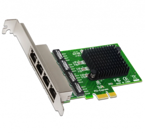 4 Port Gigabit Ethernet 10/100/1000M PCI-E 4x Gigabit Ethernet Network Card