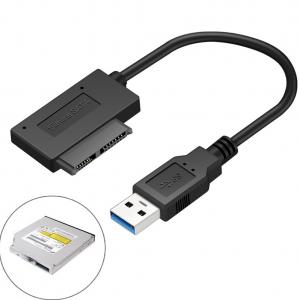 Mini SATA CD/DVD/Bluray ROM/RW to USB 2.0 Adapter Cable