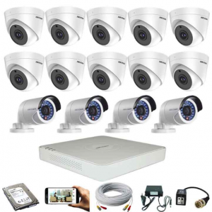 Hikvision 14 pcs 2MP CCTV Camera Package