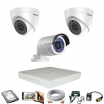 Hikvision 03 pcs 2MP CCTV Camera Package