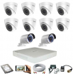 Hikvision 10 pcs 2MP CCTV Camera Package