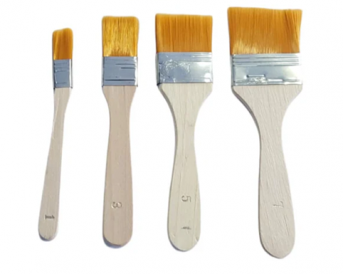 Bomeijia Paint Brush Flat 4pcs set