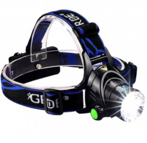 GRDE Zoomable 3 Modes LED Headlamp