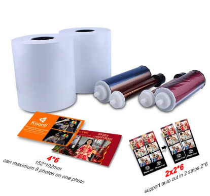 HiTi P525L Photo paper Roll with ribbon 1000 prints