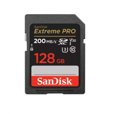 SanDisk Extreme PRO 128GB 200mbps Memory Card