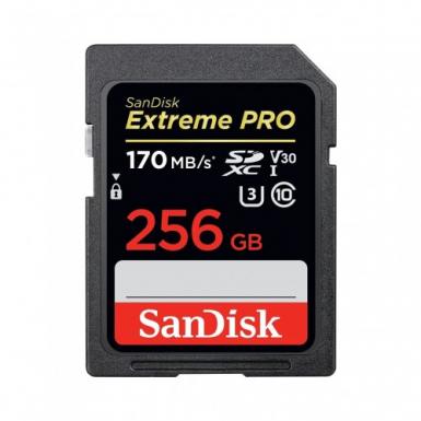 SanDisk Extreme PRO 256GB 170mbps Memory Card