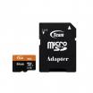 TEAM 64GB MicroSDHC C10 Memory Card with Adapter