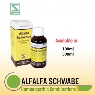 Alfalfa Schwabe Syrup 500ml - স্নায়বিক, শারীরিক ও অতিরিক্ত কাজের ফলে সৃষ্ট দুর্বলতা