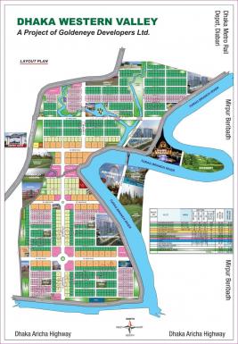 Dhaka Western Valley - রাজধানী ঢাকা মিরপুর-১ বেড়ীবাঁধ রোড এর সাথে প্রজেক্ট