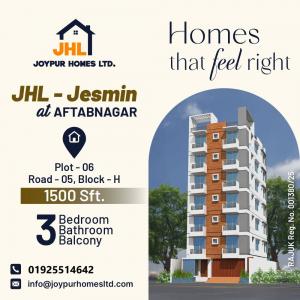 JHL - Jesmin at Aftabnagar - 1610 Sqft